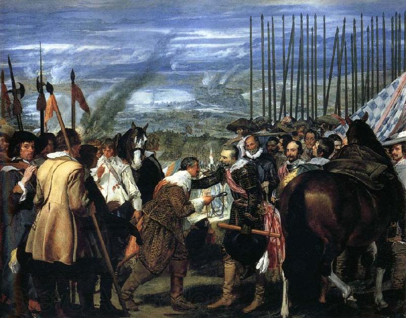 Diego Velazquez Surrender of Breda Norge oil painting art